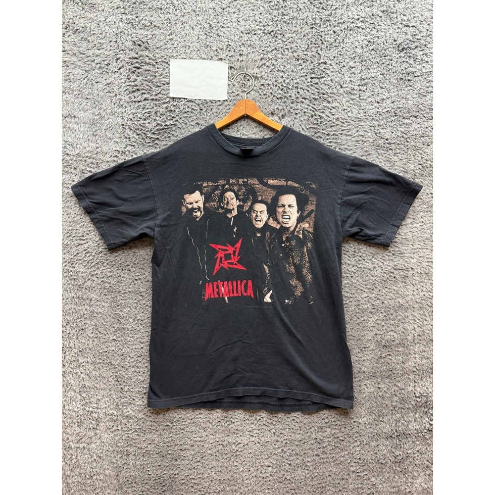 Vintage Metallica On the Load Again 96/97 Tour Graphic T-Shirt Black Size L
